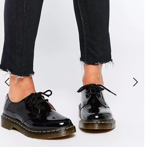 Dr Martens 1461 Classic Flat Patent Leather Shoe size UK 5/ US 7.5